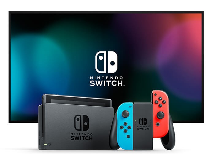 Nintendo Switch hraní na televizi
